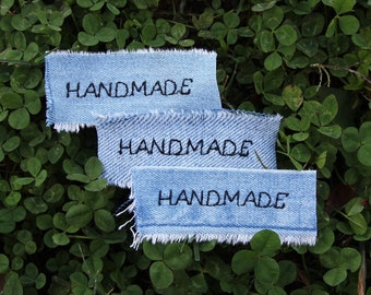 Handmade Denim Project Tags Trio