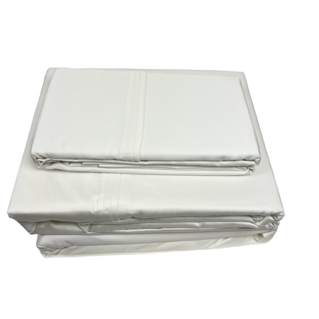 Effortless Bedding Oversized Patented Semifitted Top Sheet Set 100