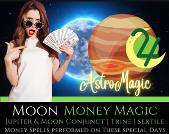 MOON MONEY MAGIC Spell | Venus & Moon Energy Magic Spell cast by Hekate Witch | Powerful Love Magic | Premium Option