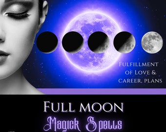 MONEY or LOVE Spell with FULL Moon Magic Spell cast by Hekate Witch
