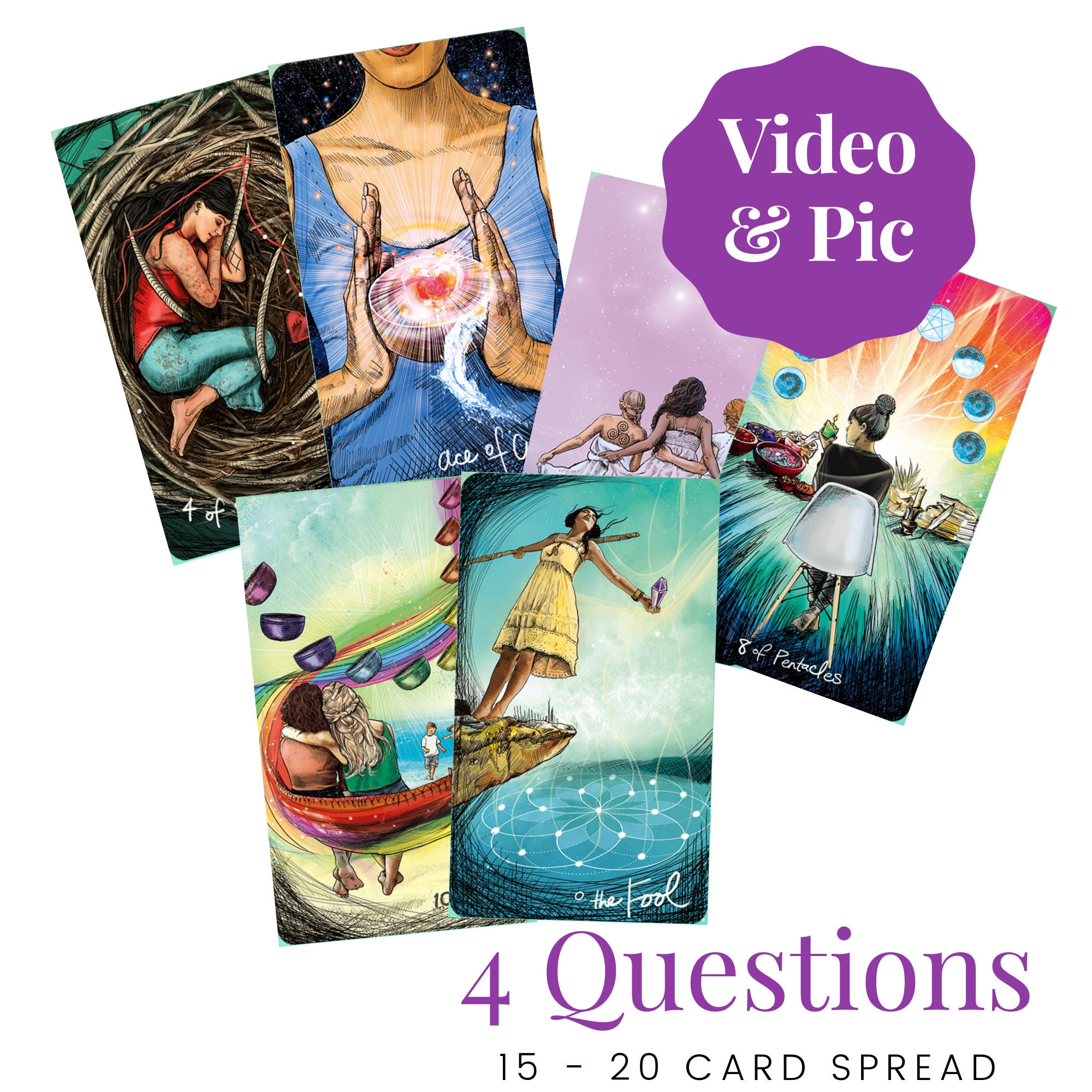 Soulmate Relationship Reading Video Tarot Reading Psychic Etsy