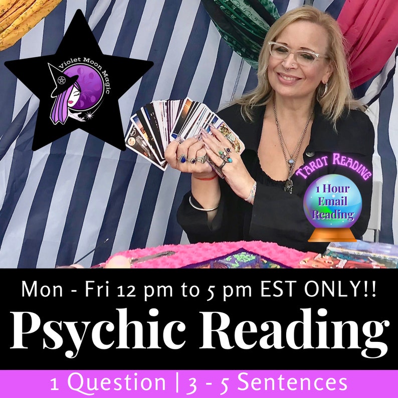One Question Tarot Reading 3 Card Reading 1 Hour Reply Etsy