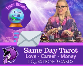 SAME DAY TAROT Reading | Same Day One Question Tarot Reading | Intuitive Love Career Money Psychic Reading