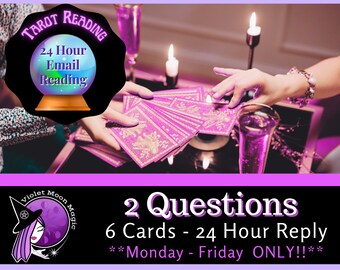 SAME DAY PSYCHIC Reading | Same Day Two Question Tarot Reading | Intuitive Love Career or Money Reading