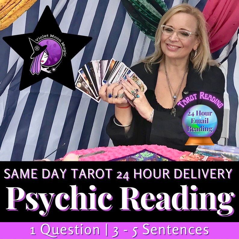 SAME DAY TAROT Reading Same Day One Question Tarot Reading Intuitive Love Career Money Psychic Reading image 10