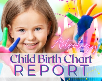 Premium Child Natal Birth Chart Astrology Report | Personalized Astrology Report