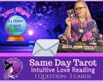 SAME DAY TAROT Reading | Same Day One Question Tarot Reading | Intuitive Love Career Money Psychic Reading