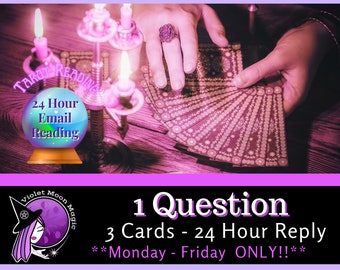 SAME DAY TAROT Reading | Same Day One Question Tarot Reading | Intuitive Love Career Money Psychic Reading