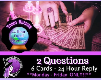 SAME DAY TAROT Reading | Same Day Two Question Psychic Reading | Intuitive Love Career or Money Reading