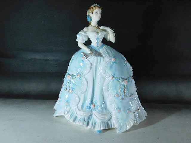 英国ロイヤルウースター フィギュア Royal Worcester Figurine The First Quadrille Limited Edition