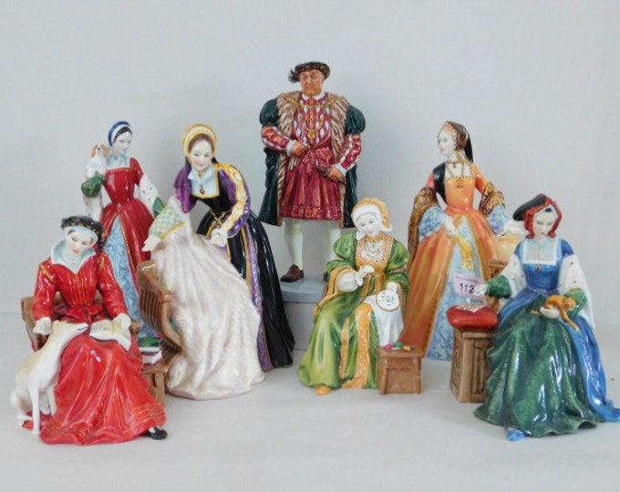 Royal Doulton Figurines King Henry VIII and His Wives Seven to Choose