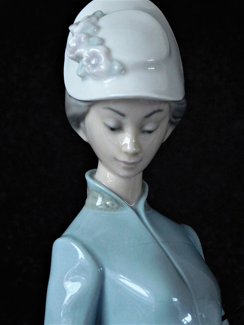 Vintage Lladro Figurine lady With Girl Dama Con Etsy UK
