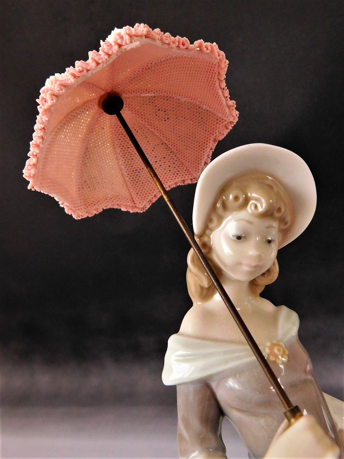 Vintage Lladro Figurine walking 5003 Retired Etsy