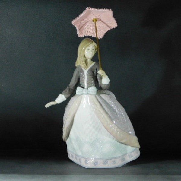 Lladro Figurine Angela - Sombrilla en Alto 5211 ~ Free UK Postage