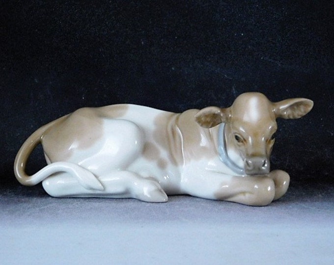 Vintage Lladro Figurine Nativity Cow Calfskin 4680 Free UK Etsy