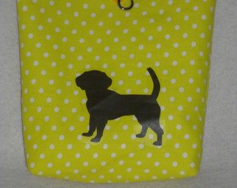 Delicious bag with dog motif