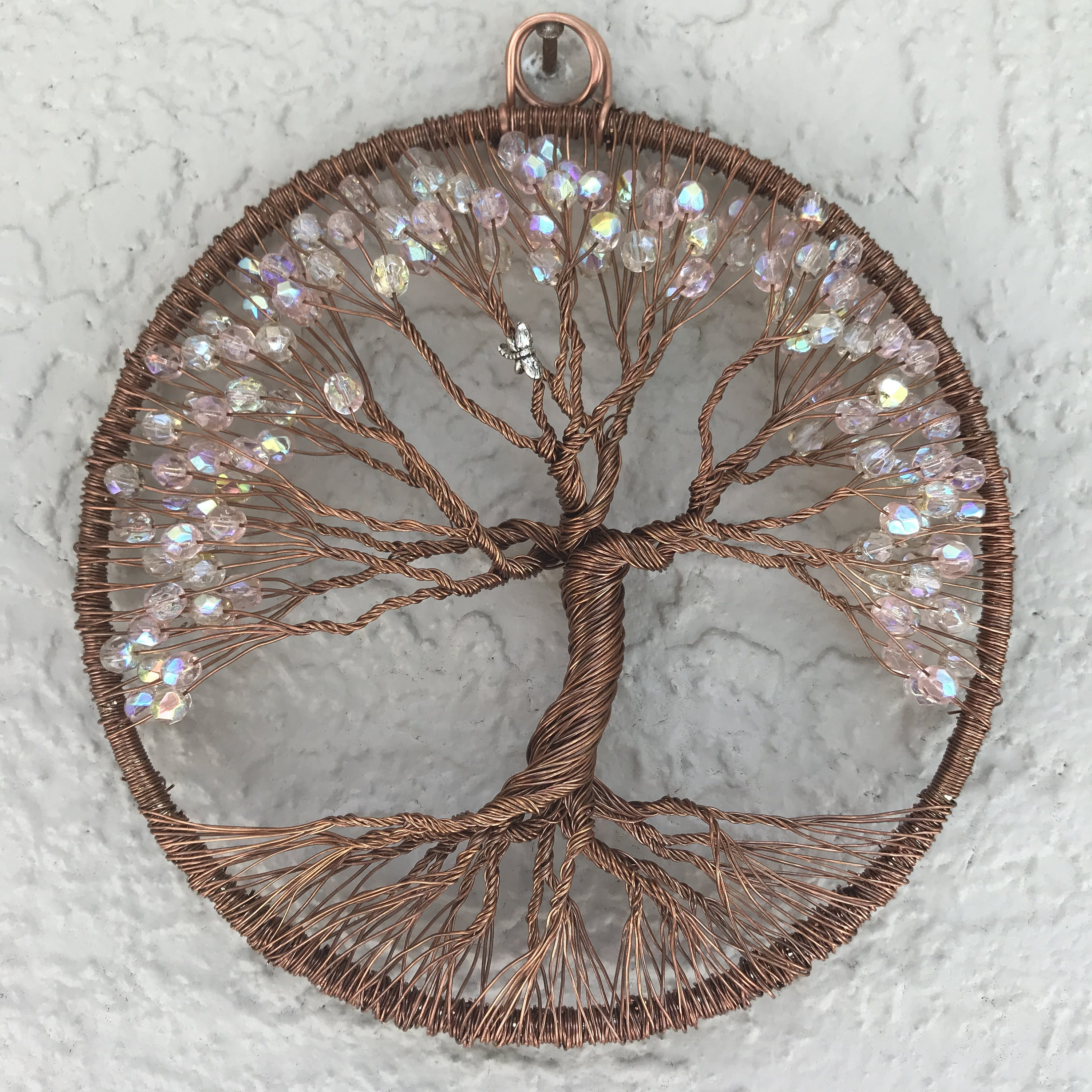 6 inch/ Handmade / Copper wire / Tree of Life / One of a Etsy