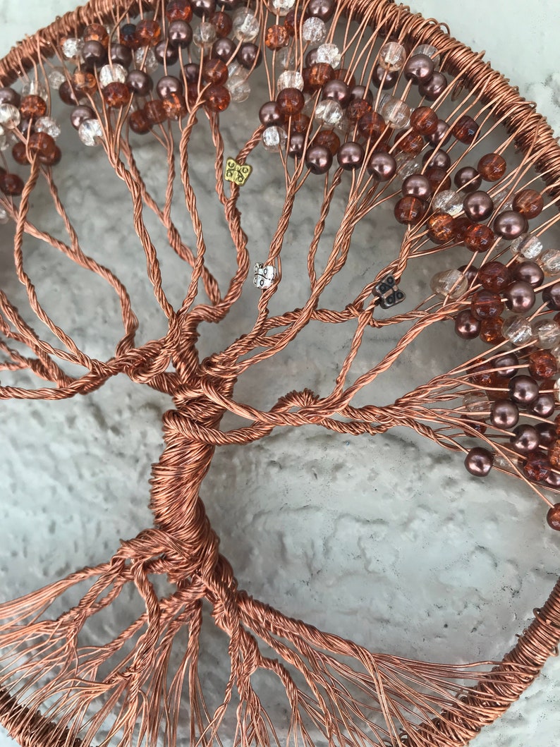 6 Inch/ Handmade / Copper Wire / Tree of Life / One of a Kind