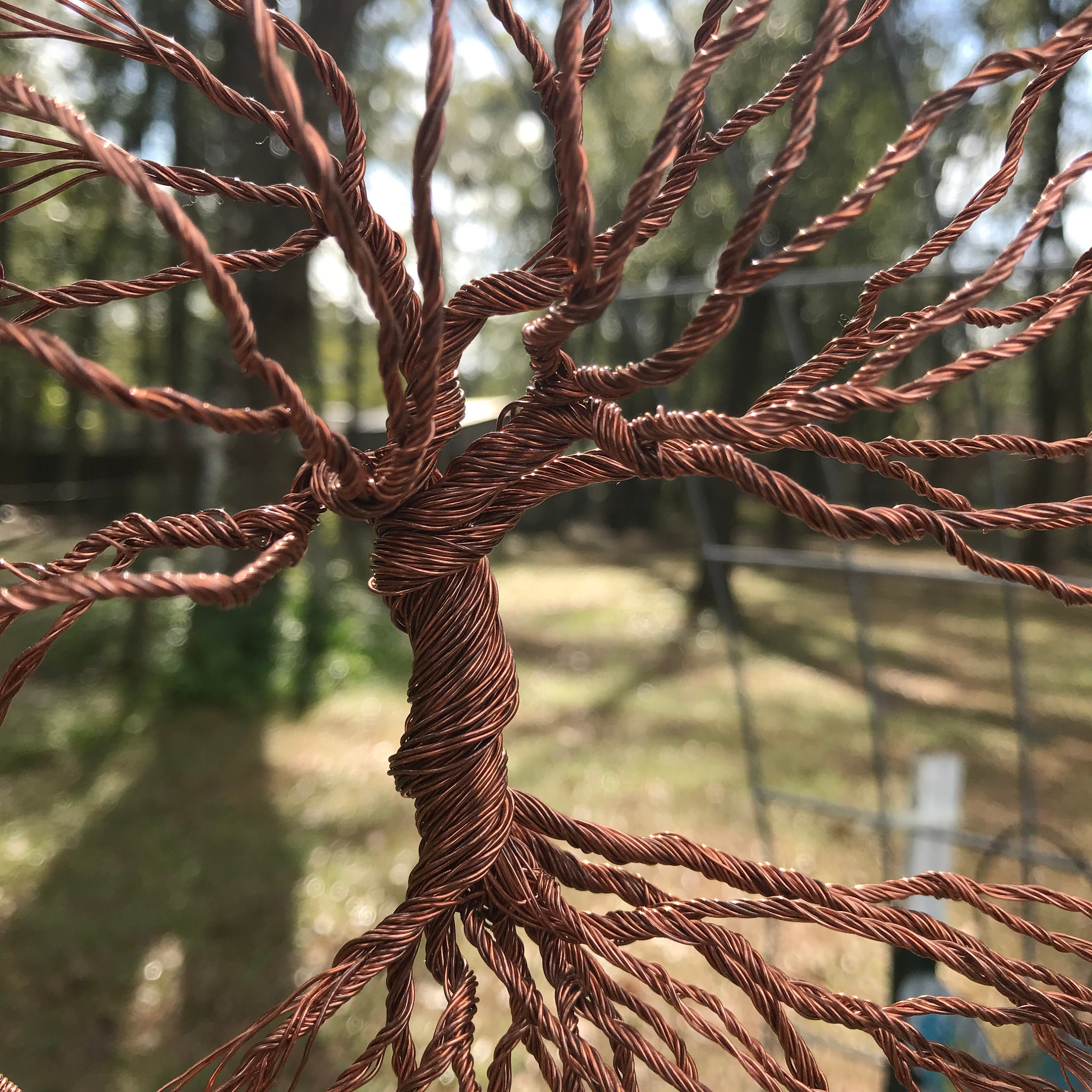 8 Inch/ Handmade / Copper Wire / Tree of Life / One of a Kind Etsy