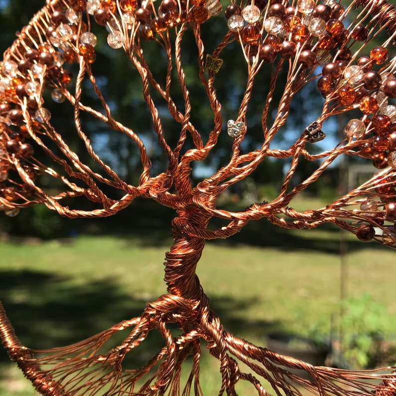 6 Inch/ Handmade / Copper Wire / Tree of Life / One of a Kind