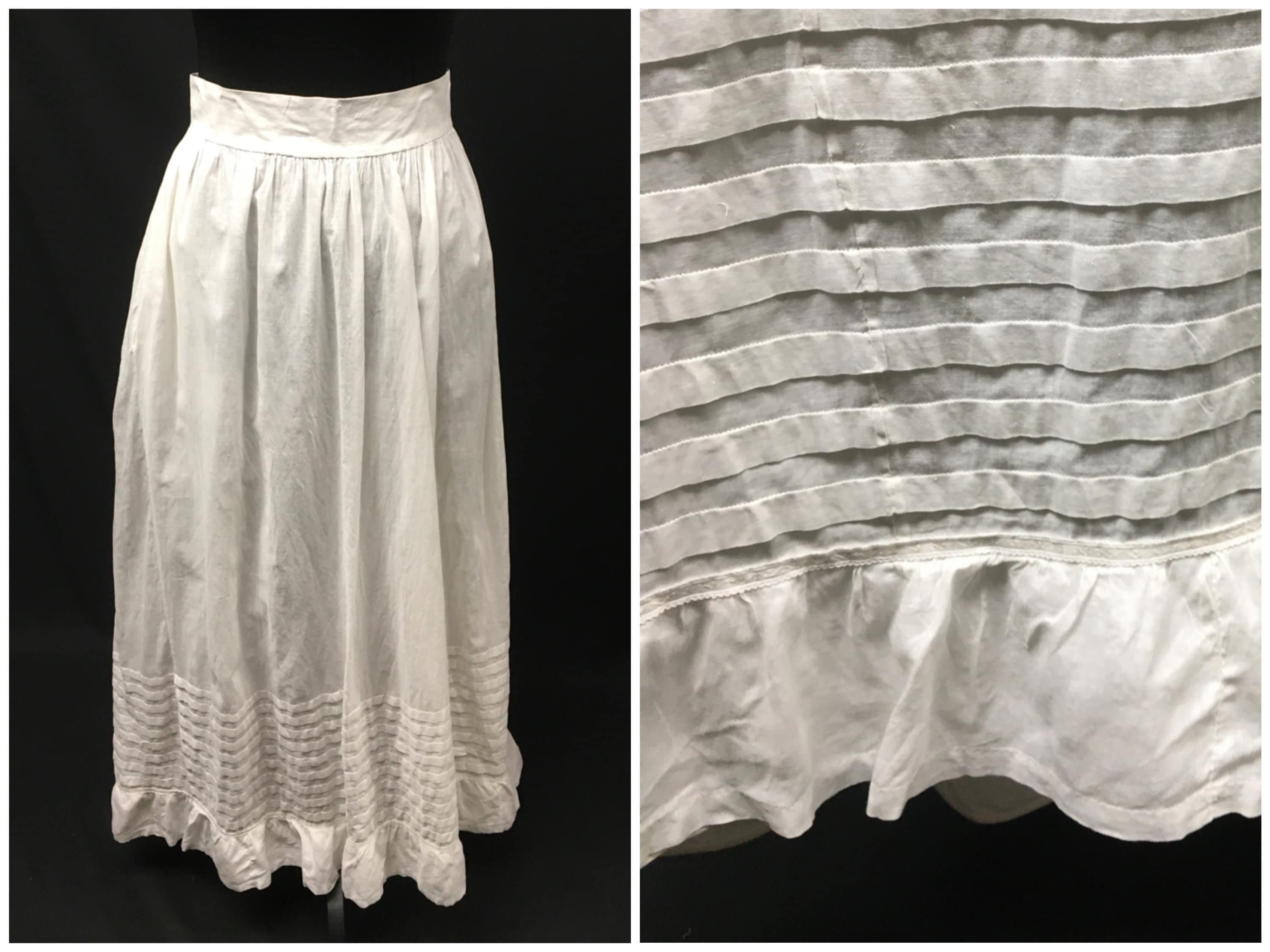 White Mermaid Petticoat Stitched Saree Shapewear Lehenga Women Stretchable  Sari Skirt Readymade Petticoat Fabric Solid Plain India Party 