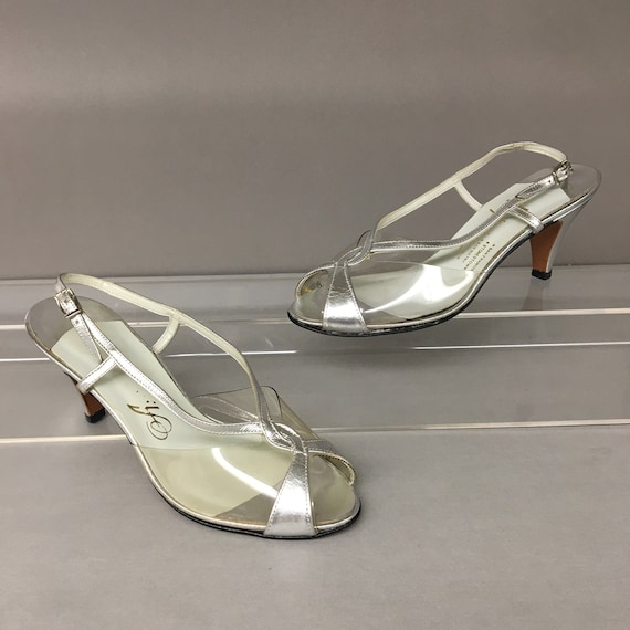 Clear plastic high heel sandals sale