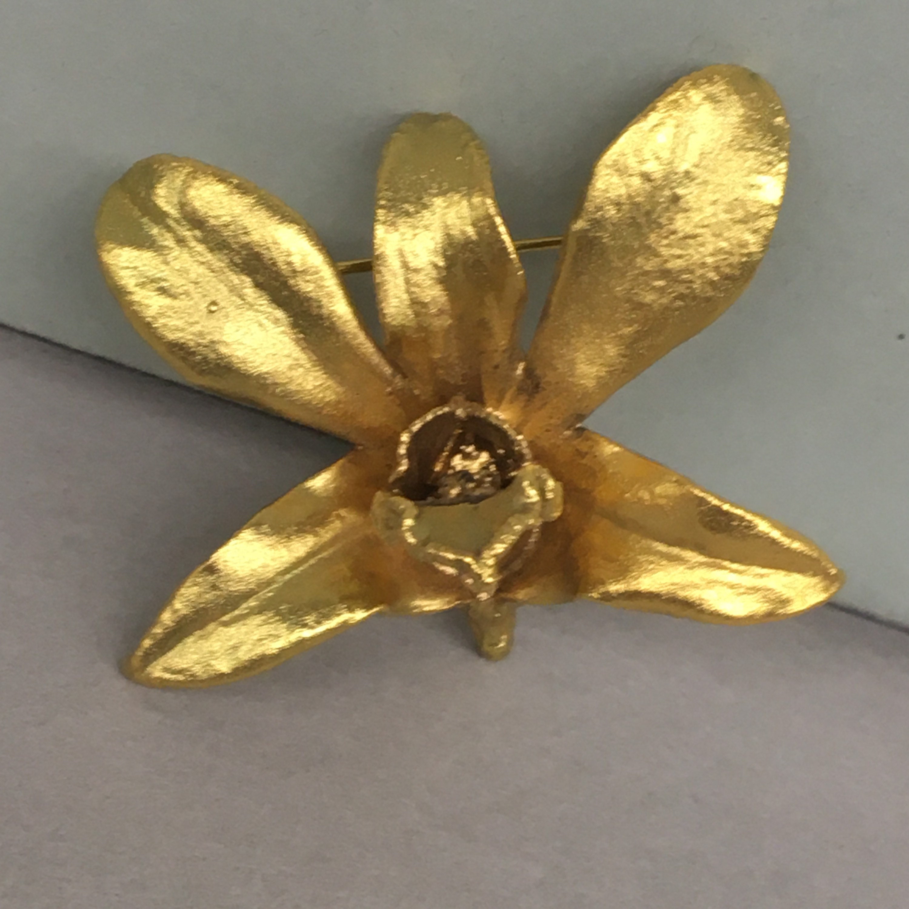 Gold plated orchid from risis price discount