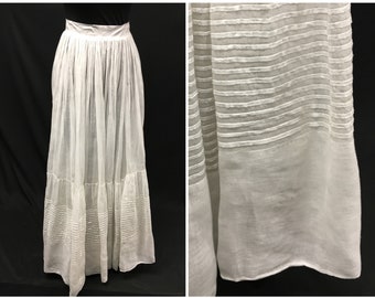 1900 年代の XS ホワイト リネン アンティーク ビクトリア朝