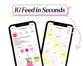 Instagram Feed Makeover Template in Seconds | Canva Template
