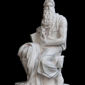 Moses 3D Print Statue, Renaissance Art, Home Decoration, Interior Art, Sculpture