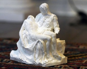 Pieta 3D Printed Statue - Michelangelo&#39;s Masterpiece, Home Decor, Art Lover Gift,Perfect for Collectors and Enthusiasts