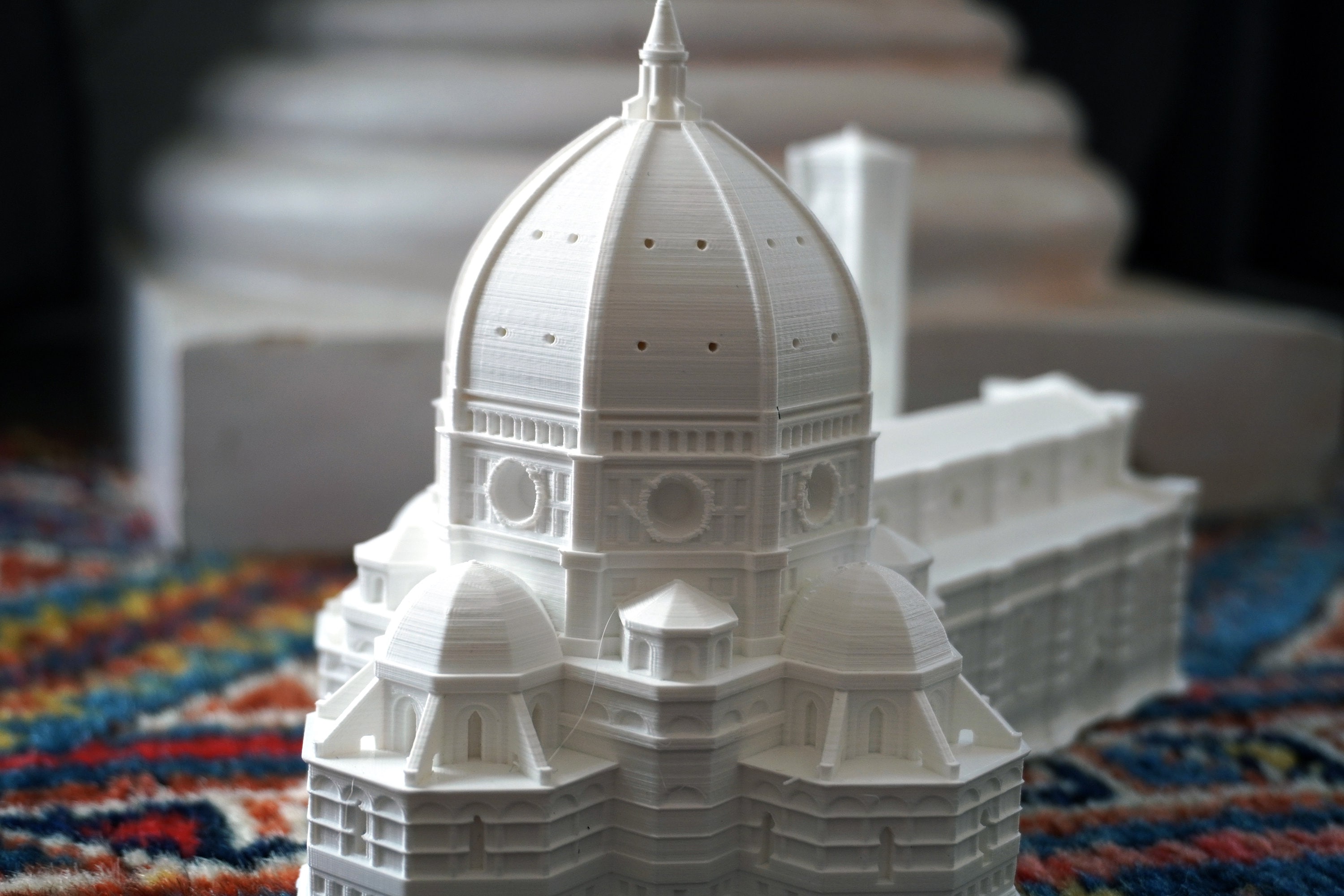 Florence Cathedral, Italy 3D Printed Statue - Iconic Architecture, Home Decor, Travel Enthusiast Gift, Period art, Renaissance Art