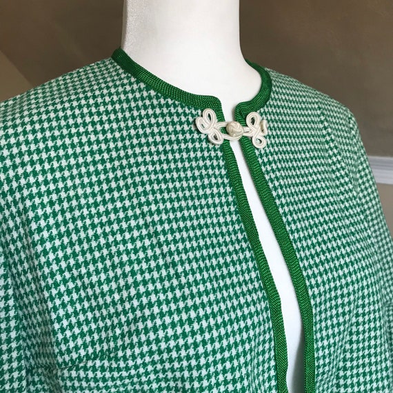 Vintage 1950s houndstooth jacket | vintage handmad
