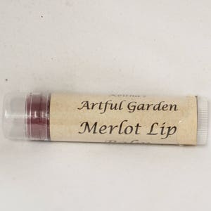 Merlot Lip , Smooth and Moisturizing with a rich tint of Merlot. Vanilla-Peppermint scented. 0.15 oz.