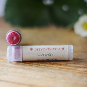 Strawberry Fields Lip Balm - Etsy