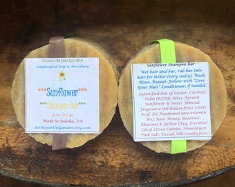 Sunflower Shampoo Bar