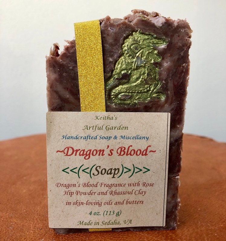 Manufaktur Dragon‘s Blood Seife Vegan – Palmölfrei, Plastikfrei & überfettet Für Zarte Haut
