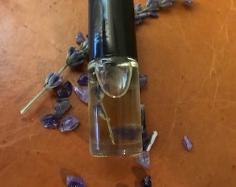 Aceite Esencial de Lavanda y Pachulí Roll-on frasco 4 ml.
