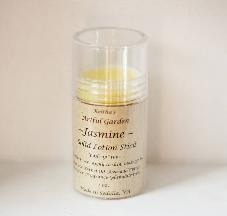 Jasmine Lotion Stick skinloving Moisturizing Etsy