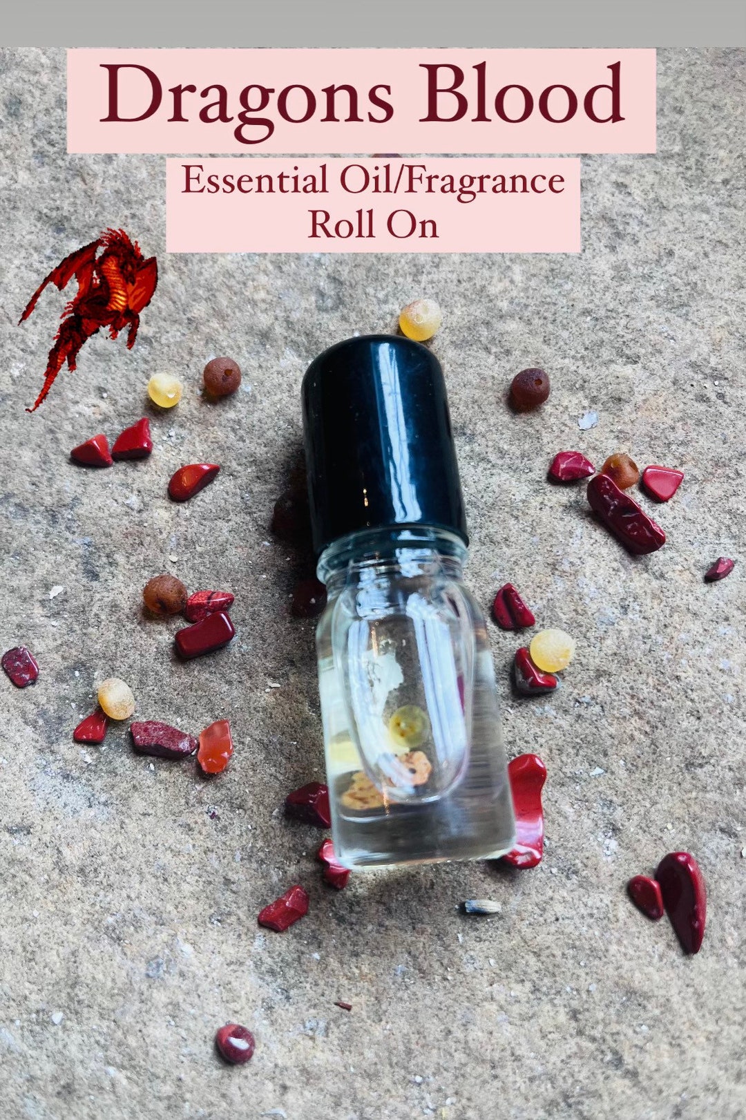 Dragons Blood Fragrance and Essential Oil Rollon. 4 Ml Etsy