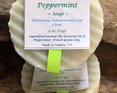 Peppermint Soap refreshing sensationally cool clean