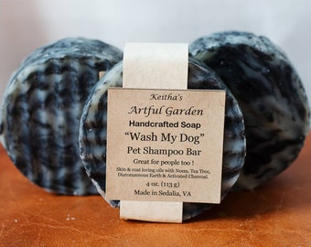 Wash My Dog Pet Shampoo Bar---Great for humans too !