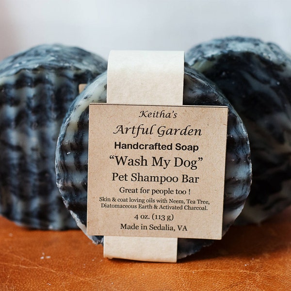 Wash My Dog Pet Shampoo Bar---Great for humans too !