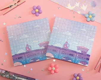 Laundromat Cute Aesthetic Sticky Note Memo pad