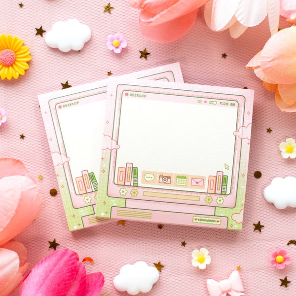 Aesthetic Note Pad Etsy