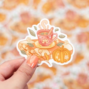 Gezellige deken vinyl waterdichte sticker | Leuke kawaii-laptopsticker