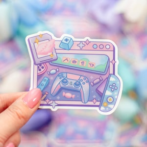 Controller Cute Aesthetic Vinyl Sticker