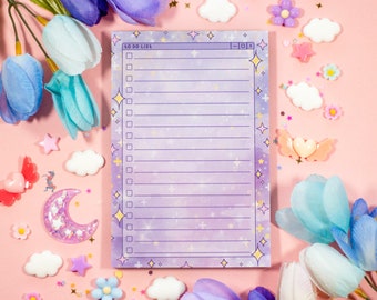 Sparkles Aesthetic Digital Memo Notepad