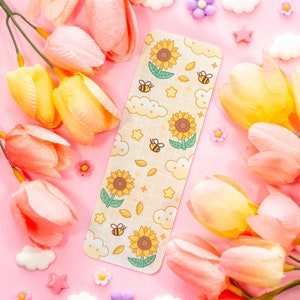 Sunflower Dreams Aesthetic Bookmark
