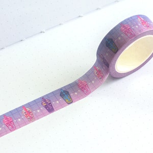 Bubble Tea Aesthetic Cute Journal Scrapbooking Washi Tape - Etsy